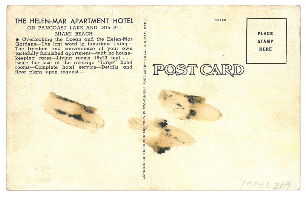 Postcard Pancoast Hotel Miami Beach Florida FL 