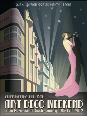 35th Annual Art Deco Weekend mini poster