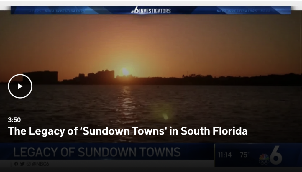 Sundown Towns South Florida