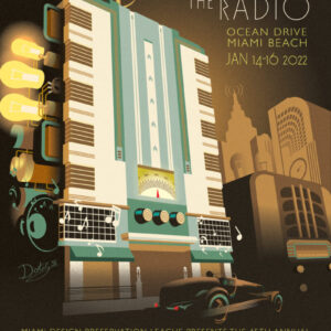 Art Deco Weekend 2022 poster