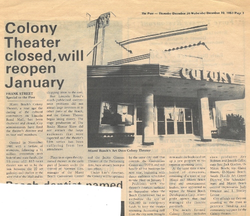Colony Theater