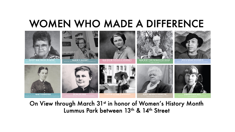 Women Who Made a Difference cover slide