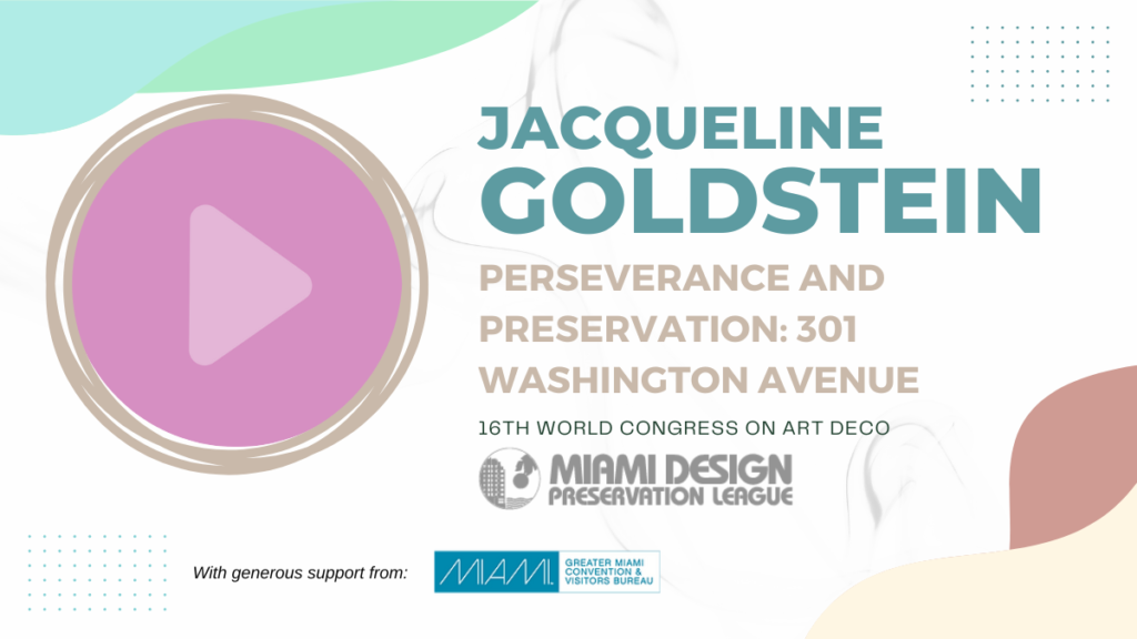 Jacqueline Goldstein lecture