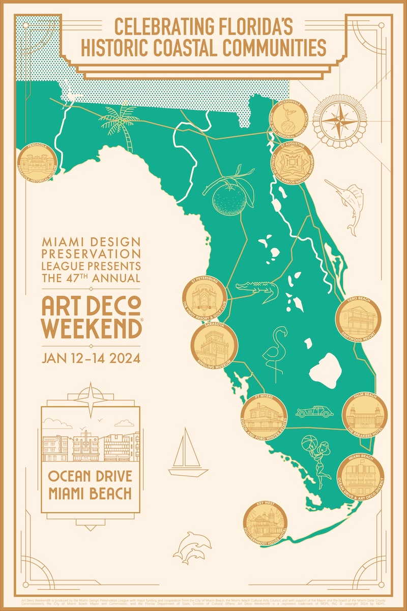 2024 Art Deco Weekend Miami Design Preservation League