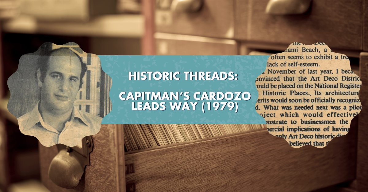 Capitman's Cardozo Leads Way (1979)