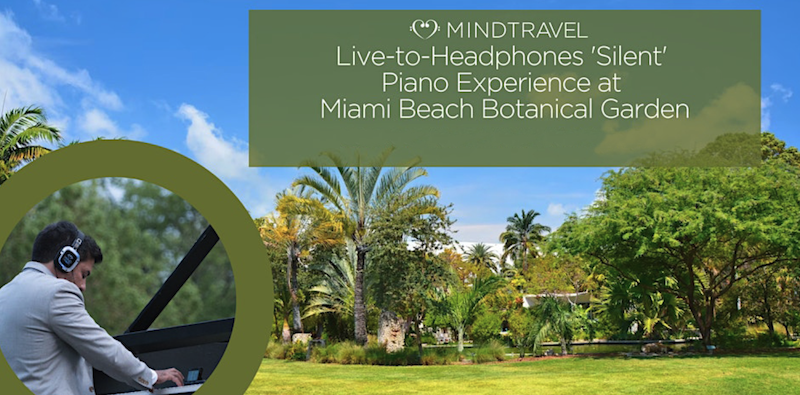 Live-to-Headphones at the Miami Beach Botanical Garden