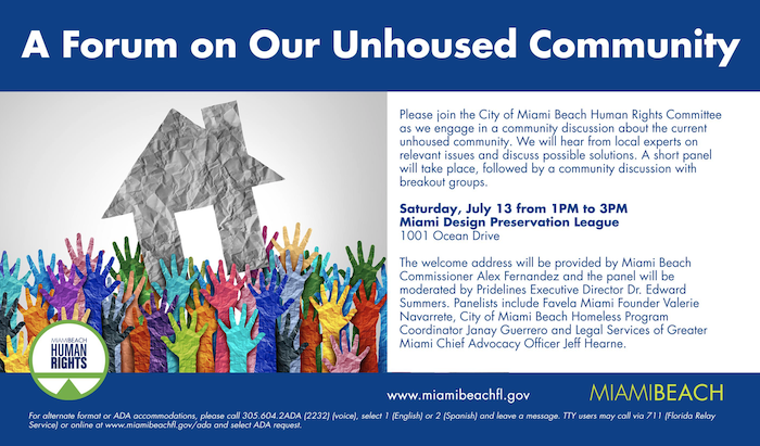A Forum on Our Unhoused Community