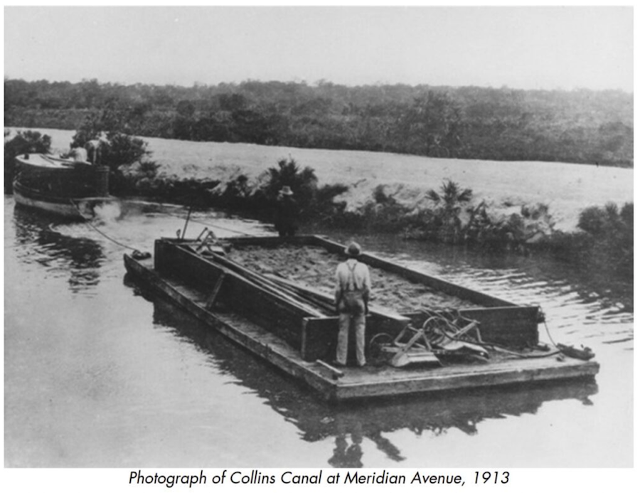 Collins Canal and Meridian Ave, 1913