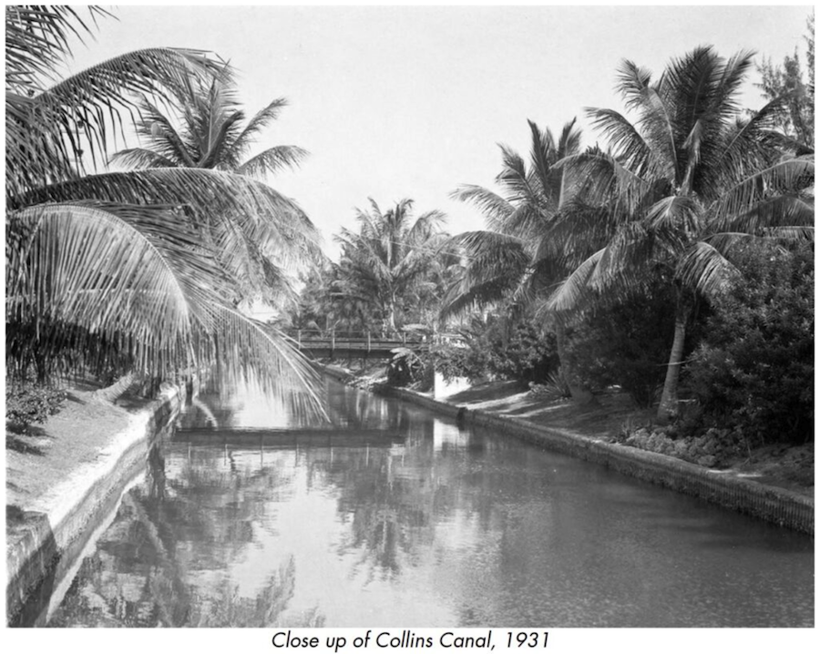 Close-up of Collins Canal, 1931